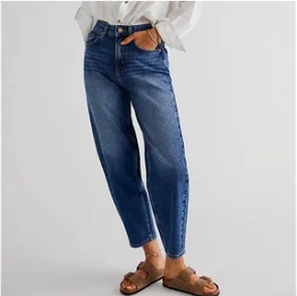 We the Free Westward Barrel Jeans size 25 High Rise